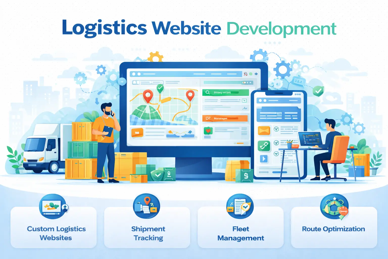 Professional Logistics Website Development Services by ITCrafterHub – Secure, Responsive, and SEO-Friendly Supply Chain & Delivery Platforms